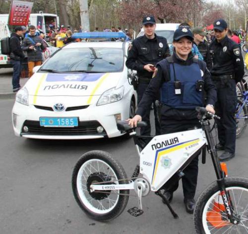 Оригинальный полицейский велосипед из Румынии - лучшее средство передвижения для правоохранительных органов