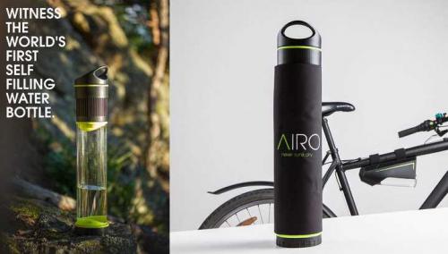 Fontus Ryde - уникальный велосипедный автономный прибор для наполнения фляг мгновенно созданным воздухом