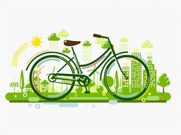 Велосипед – экологичное и удобное средство передвижения в мэрию и не только - забота о здоровье планеты и себе!