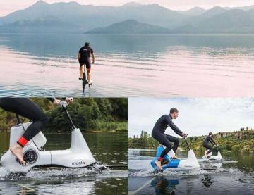 Водный электровелосипед Manta5 – революция в мире водных развлечений